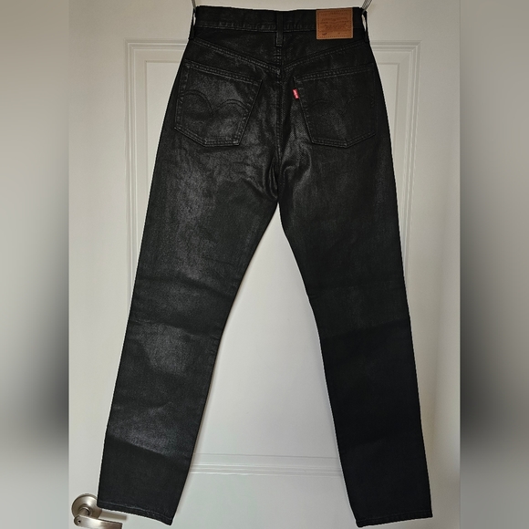 ❗️SALE❗️NWT! Levi's® Premium501® WAX COATED WOMEN'S JEANS 24/32 - Picture 3 of 4